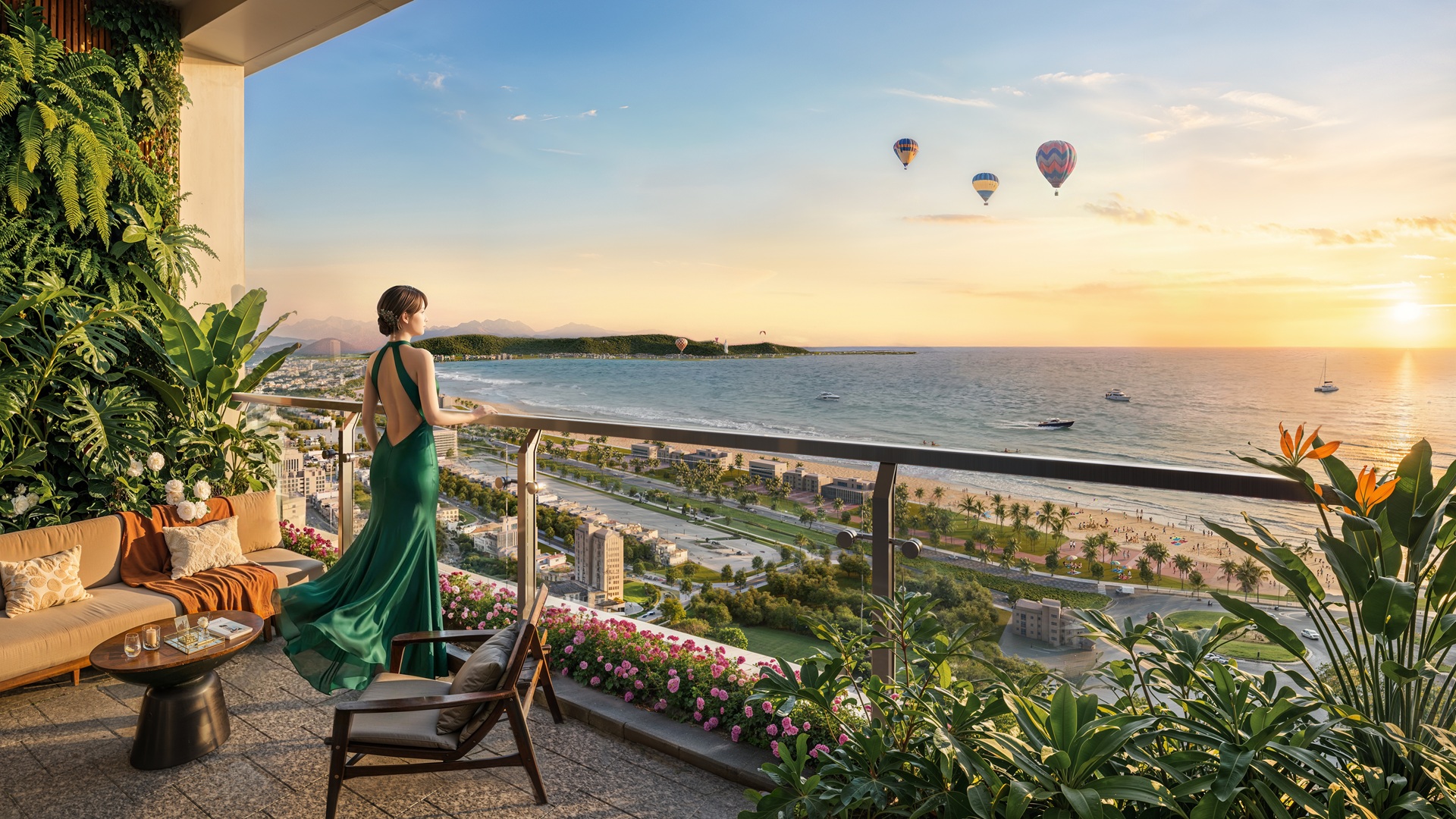 Phối cảnh VIew Biển Mỹ Khê Futa Kim An Đà Nẵng