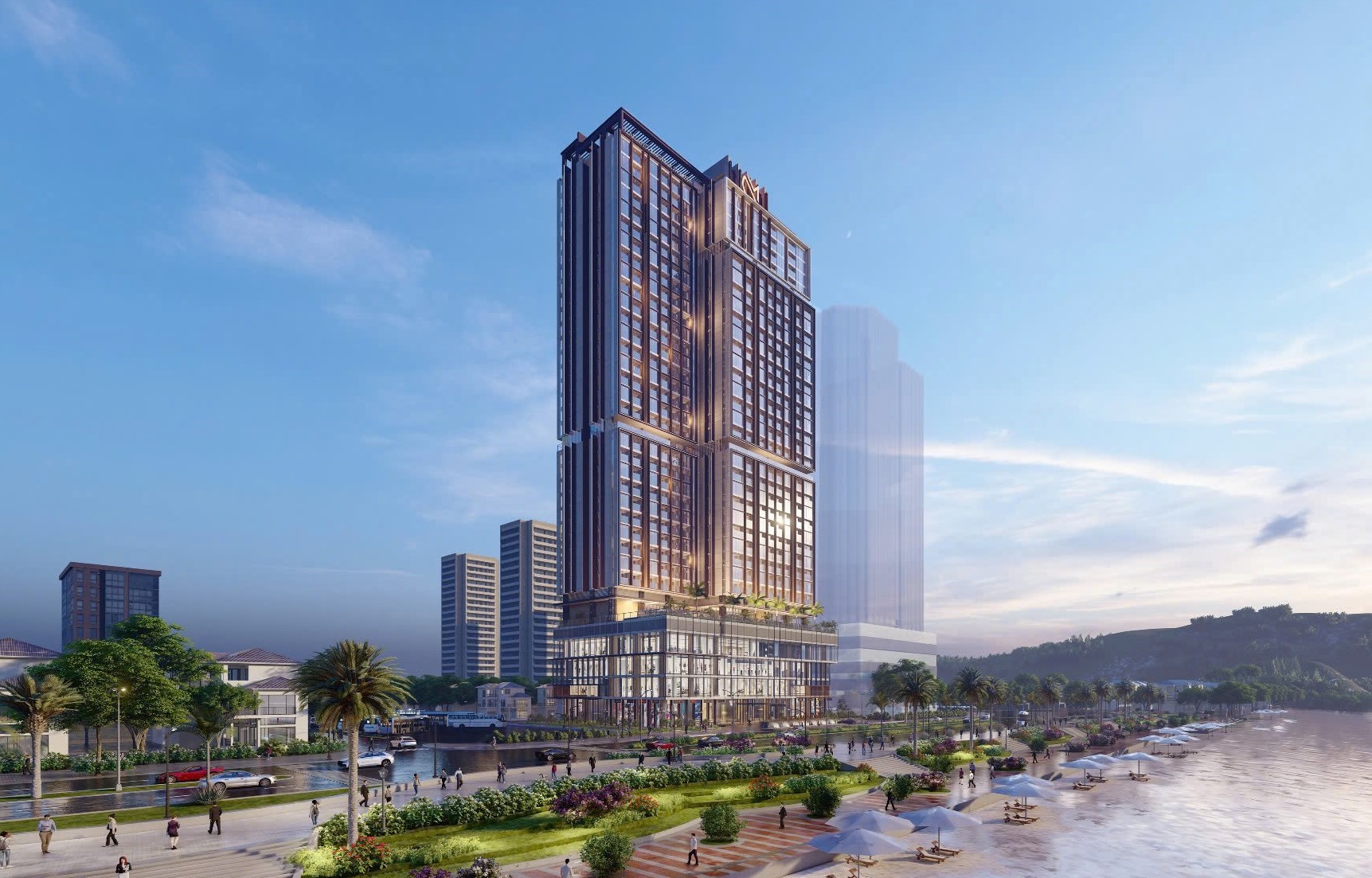 Grand Marina Đà Nẵng – Khởi nguồn chuẩn sống thượng lưu bên vịnh biển 1 Phối cảnh căn hộ Grand Marina Danang 3 mặt tiền biển Đà Nẵng