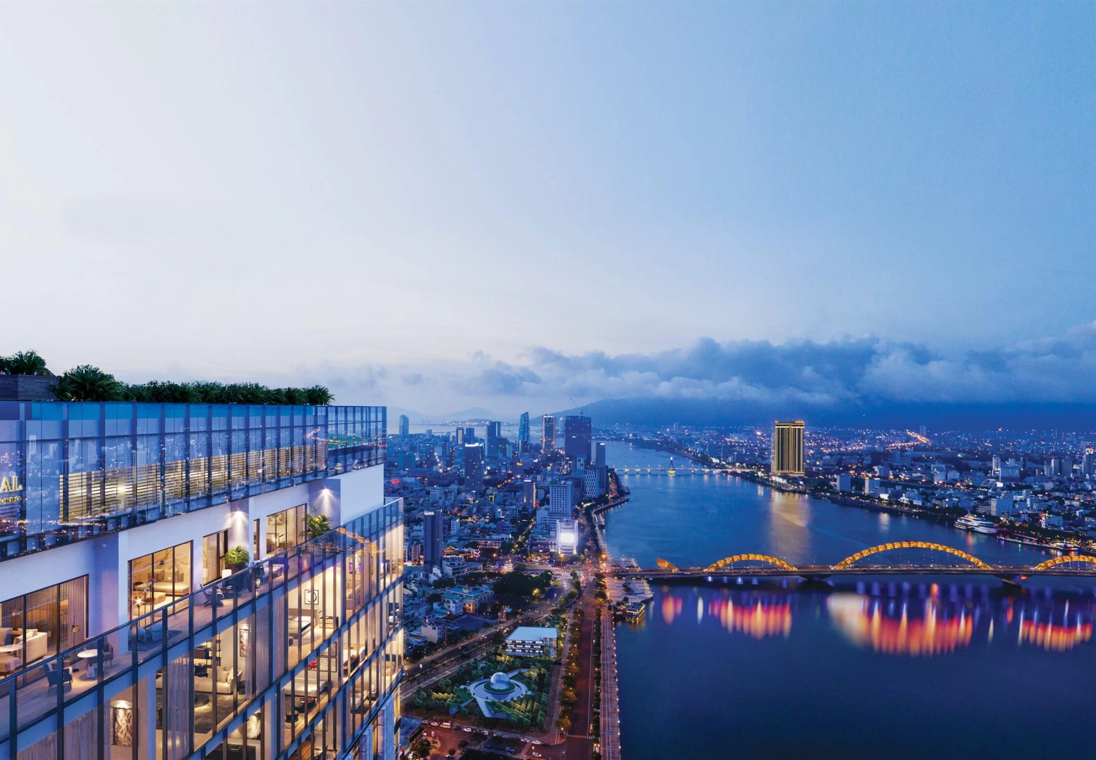 Góc nhìn sông Hàn Căn Hộ ThaiGrand Casa Riva Đà Nẵng